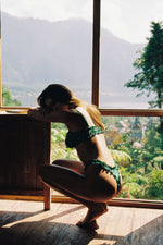 Chelsea Lace Bra - Forest Green