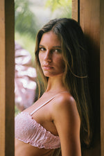 Chelsea Lace Bra - Baby pink