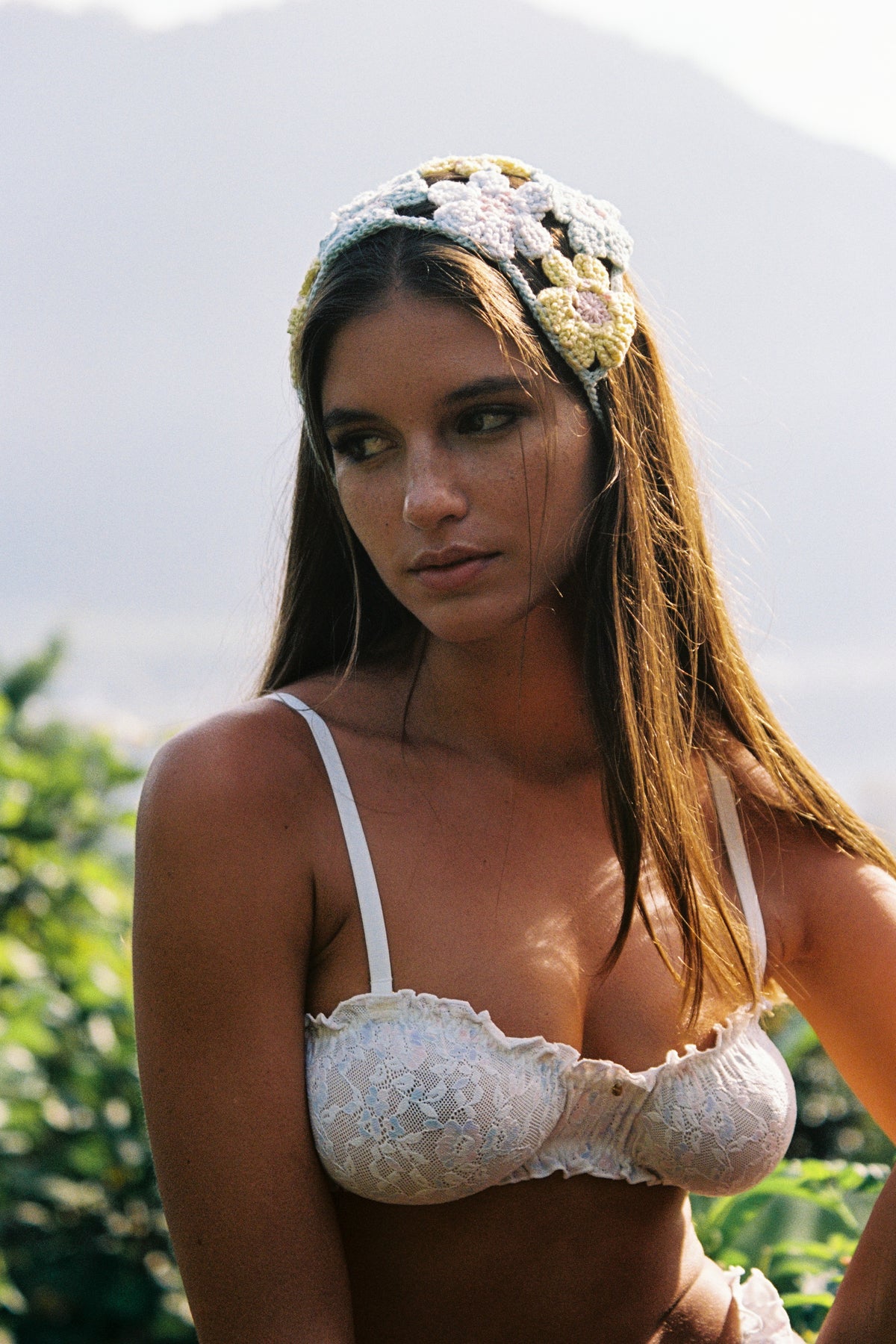 Chelsea Lace Bra - White