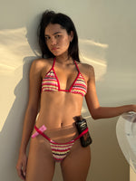 Frankie Bikini Bottom - Spice Stripe