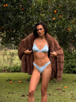 Bare Cotton Bra - Sky