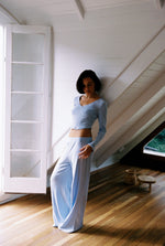 Bare Cotton Pants - Sky