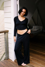 Bare Cotton Pants - Midnight