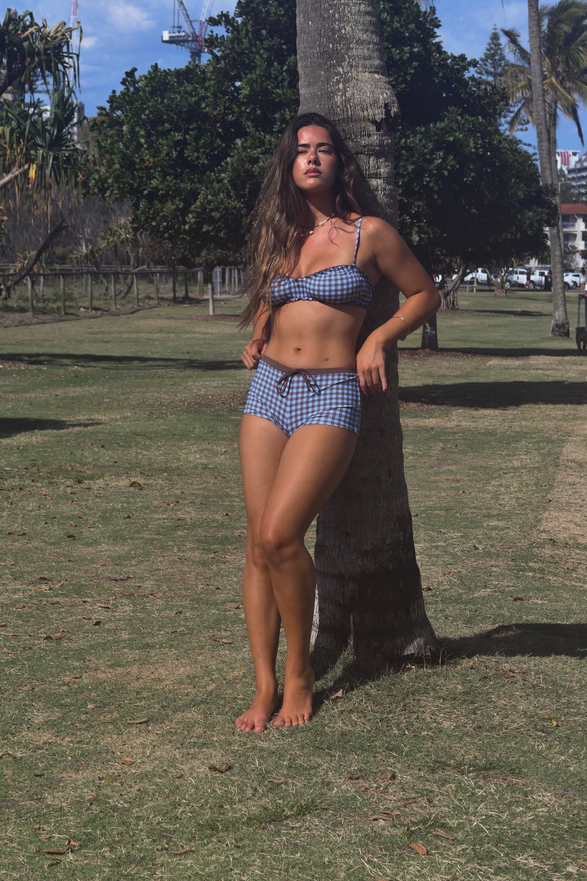 Billie Swim Shorts - Gingham